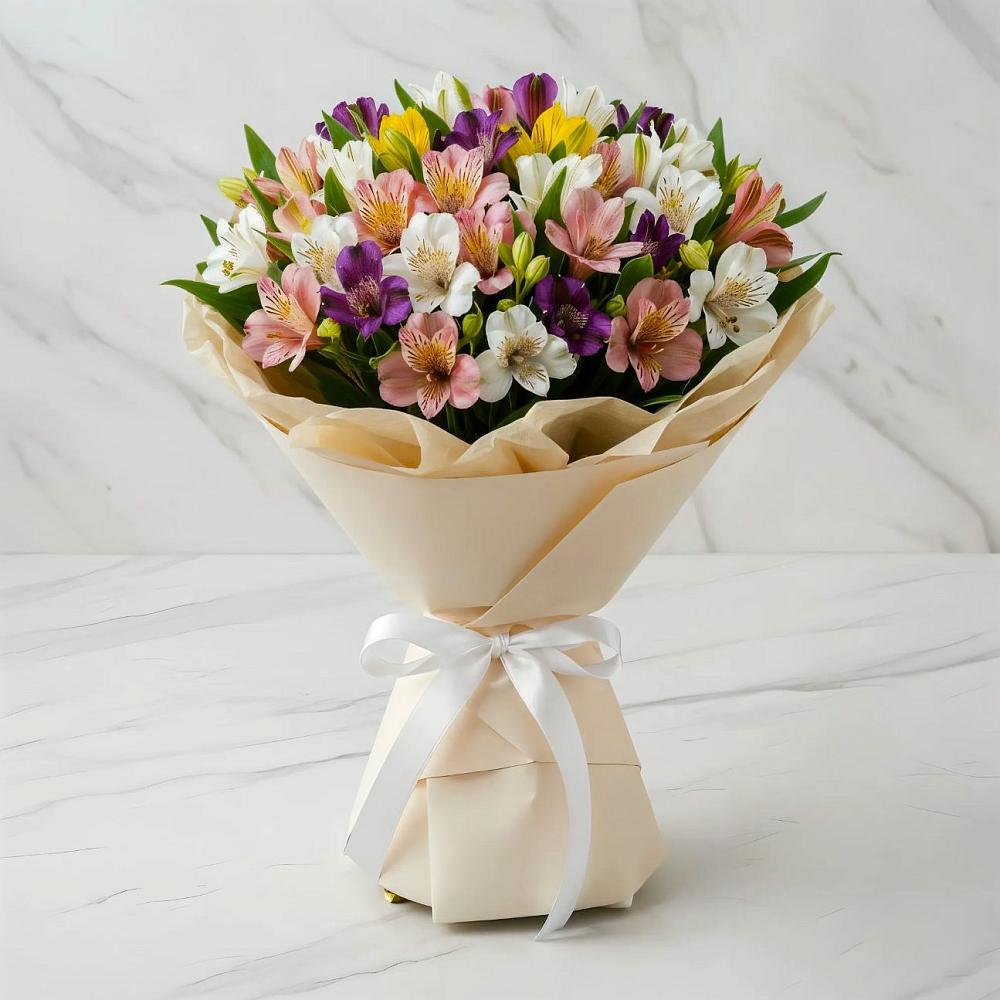 Букет цветов из: Альстромерии в Курлово