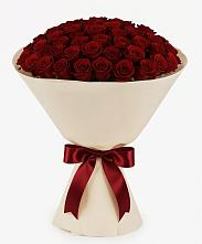 Букет 101 Бордовая роза Блэк Бакарра в Курлово