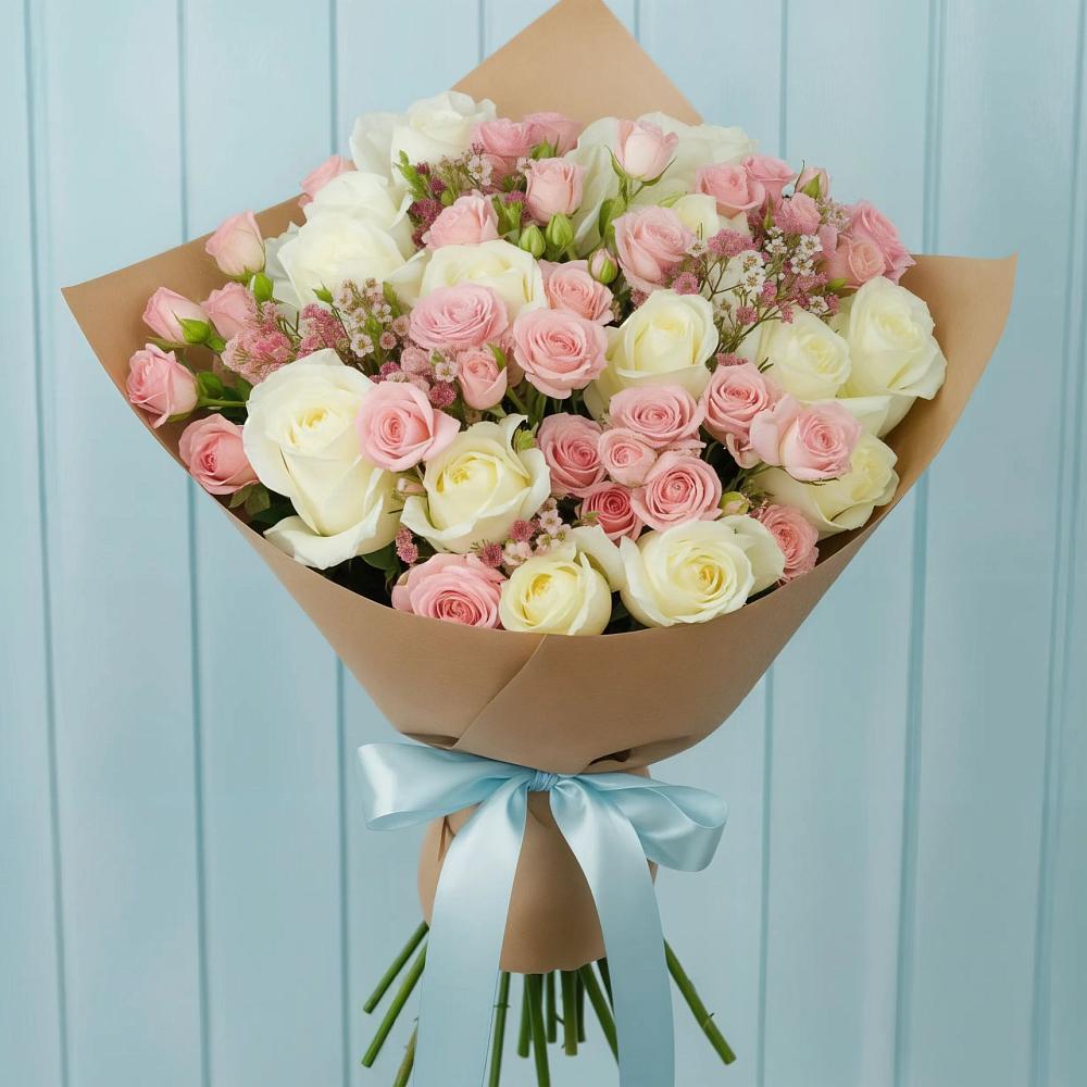 Букет цветов из: Розы в Курлово