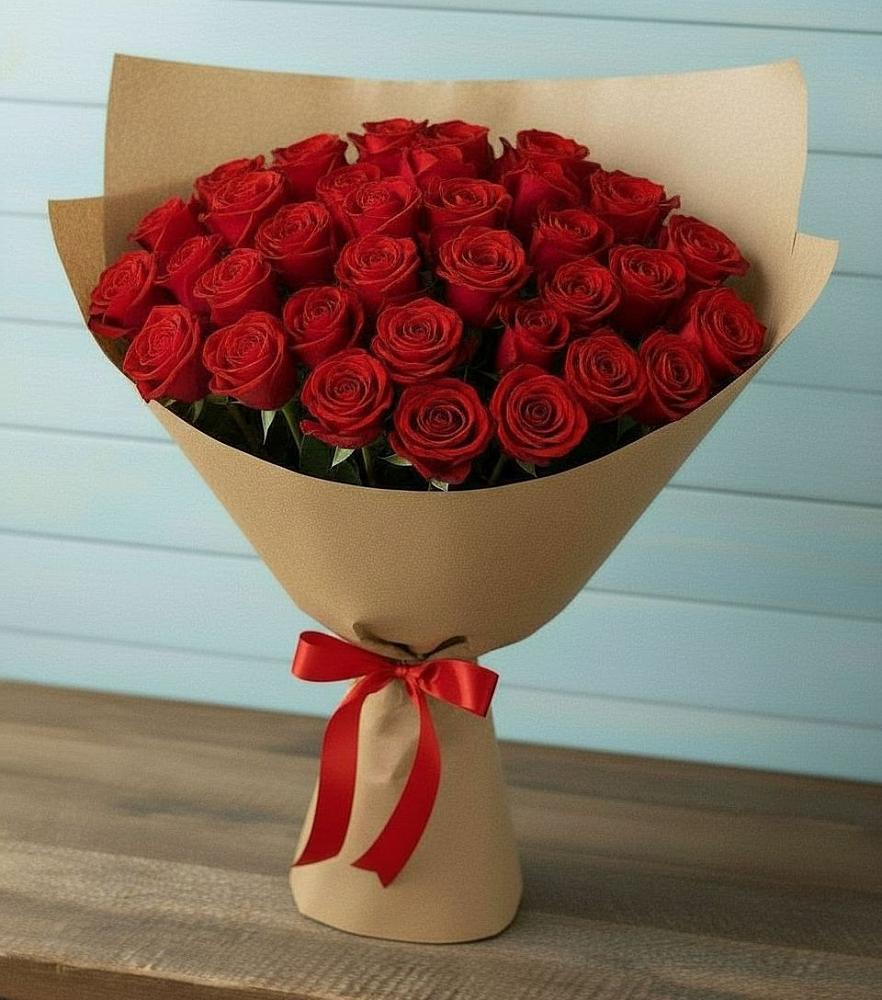 Букет Красные розы Милано в Курлово