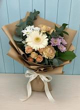 Букет цветов из:  Герберы и Хризантемы #REPLACE_PRED# Курлово