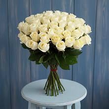 Букет 51 Белая роза Эдлесс Лав #REPLACE_PRED# Курлово