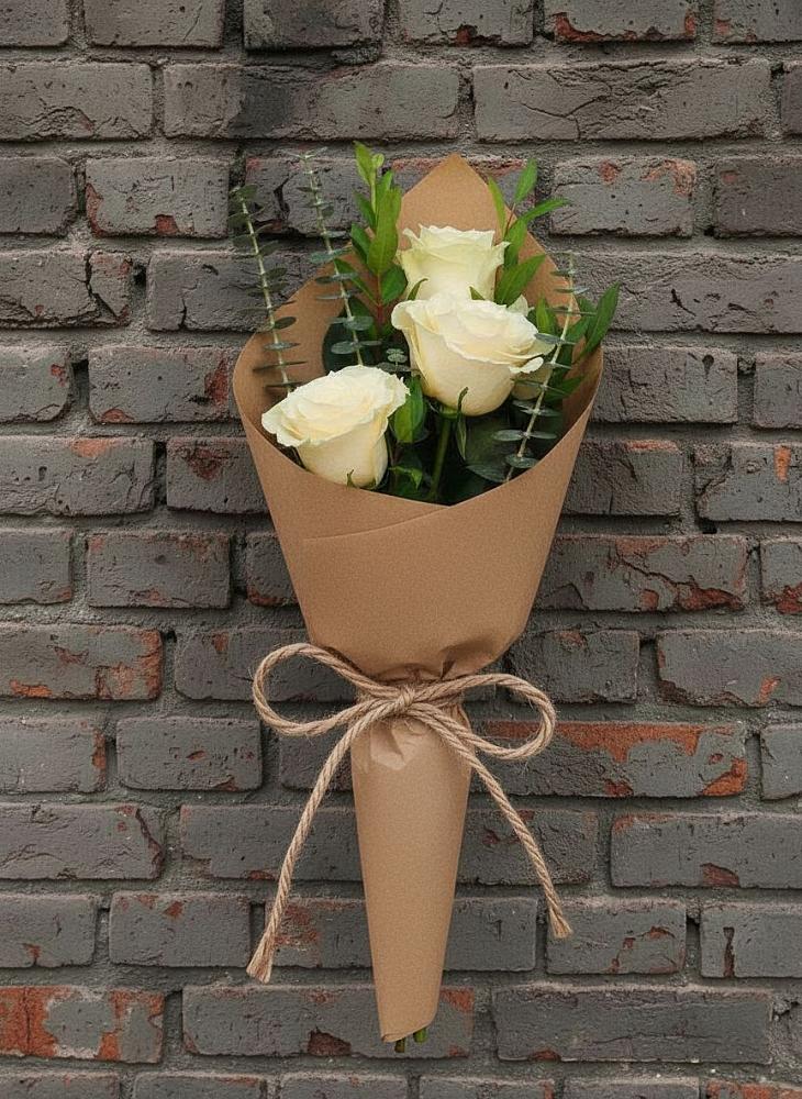 Букет из 3 роз в Курлово Букет цветов из: Розы в Курлово