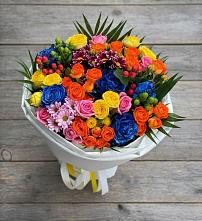 Букет цветов из:  Розы и Хризантемы в Курлово