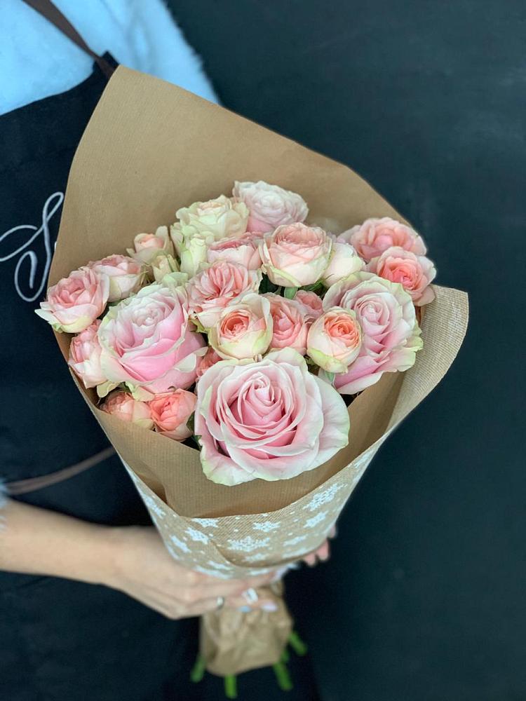 Букет цветов из: Хризантемы и Розы в Курлово