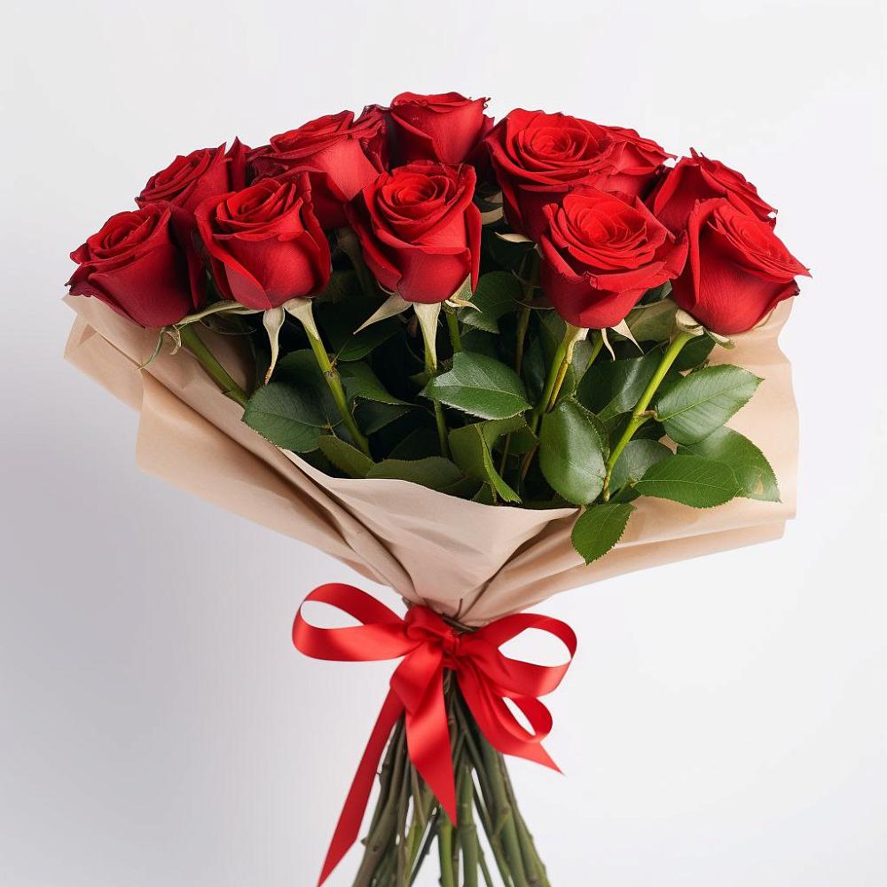 Букет 11 Красных роз Эдлесс Лав в Курлово