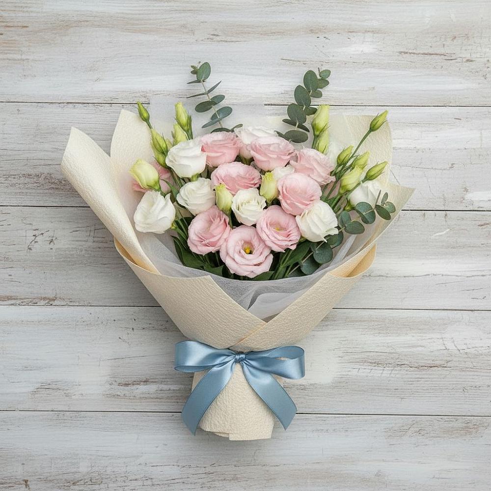 Букет цветов из: Лизиантусы в Курлово