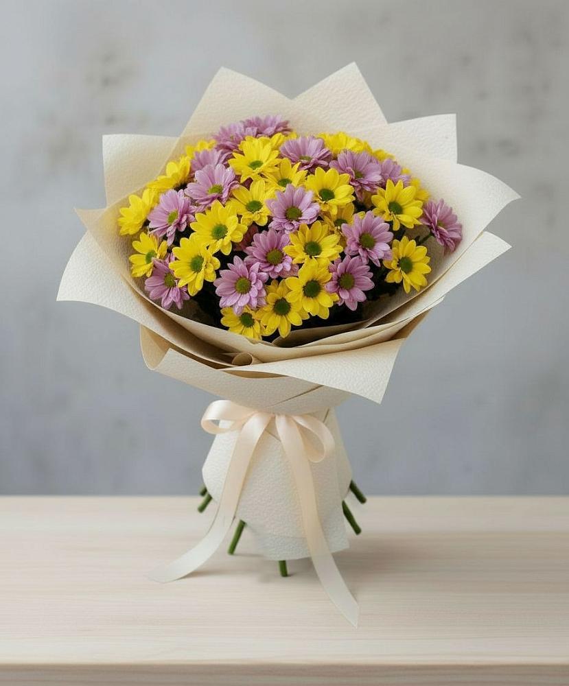 Букет цветов из: Хризантемы в Курлово